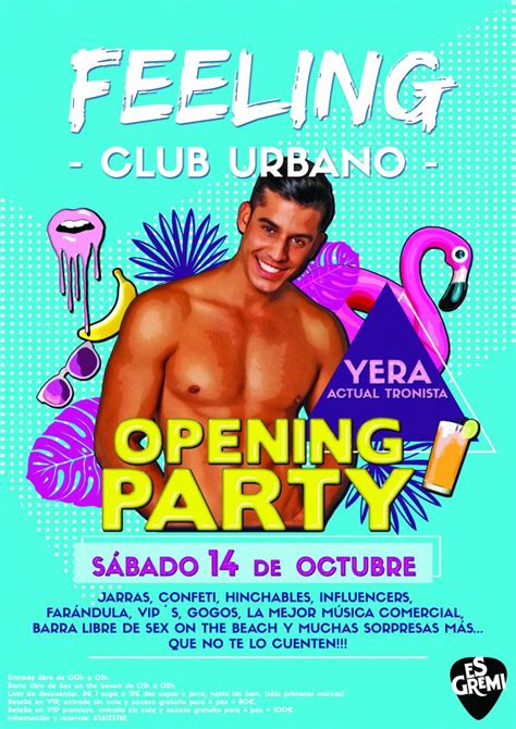Spandex will always be superior to fishnets, and drugs are only half. La fiesta Feeling Club Urbano llega a Es Gremi con la ...