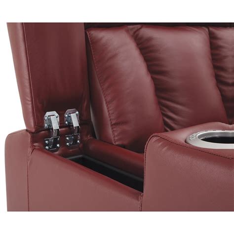 Complete your theater room with this comfortable theater style seating. Palliser Paragon 2-Seat Power Reclining Home Theater ...