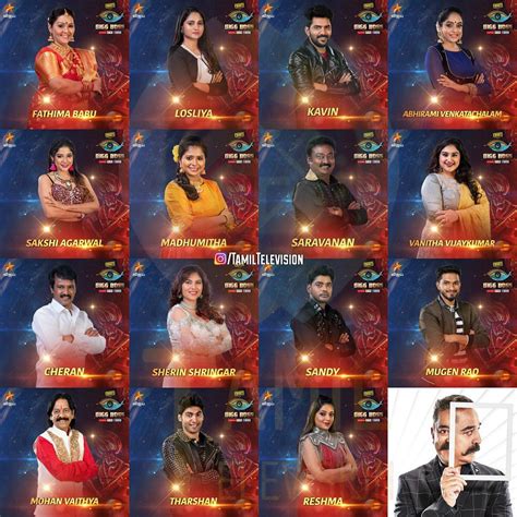 If any contestant caught cheating or not following rules of bigg boss, they. Bigg Boss 3 Tamil 15 Contestants ( Age, Profile, wiki ...