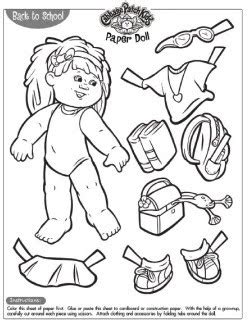 Pinky dinky doo is an american animated children's television series created by jim jinkins. Fantastic Find: 10 Black-and-White Printable Paper Dolls