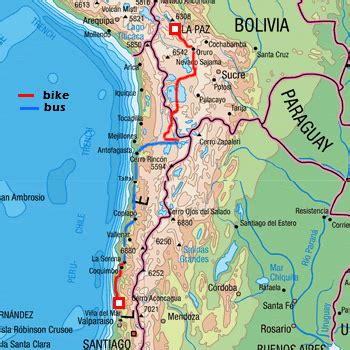 Mapa de la zona limítrofe del lago titicaca. TOUR.TK on the road: Cycle touring Bolivia & Chile