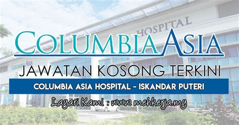 Afiniti residences, mall of medini, anchor 6, no. Jawatan Kosong Terkini di Columbia Asia Hospital ...