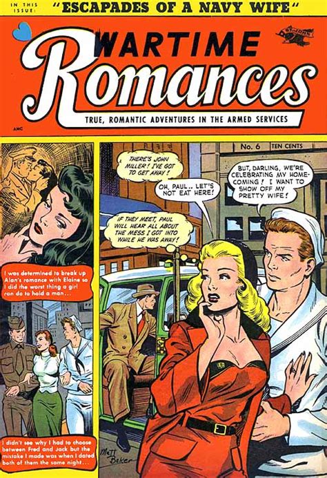 Matt murdock was raised in the hell's kitchen neighborhood of new york. Wartime Romances (1951) Baker, Matt - 022