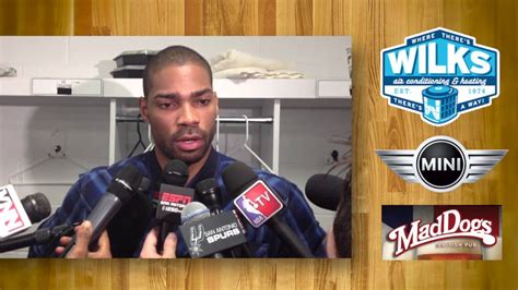 Your iphone screen is exceedingly brittle. ESPN San Antonio Post Game Interviews - YouTube