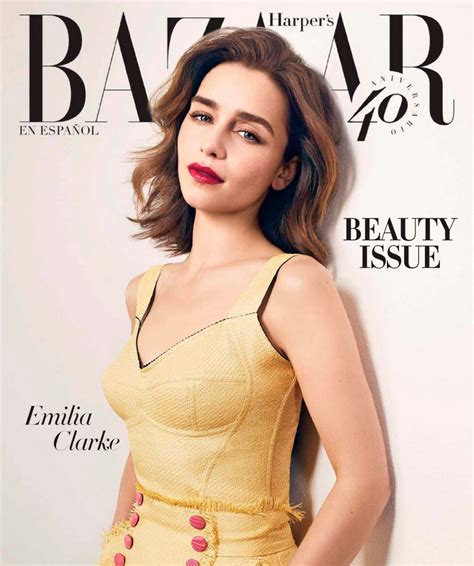 Welcome to emilia clarke daily your online source for all things british actress emilia clarke. EMILIA CLARKE in Harper's Bazaar Magazine, Mexico June ...