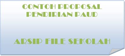 Contoh surat rekomendasi sekolah ke luar negeri. Proposal Pendirian PAUD/TK/KB/TPA Lengkap - file sekolah