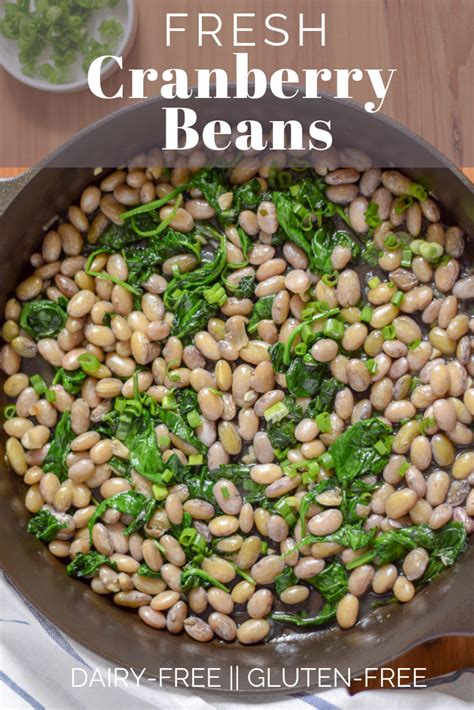 Cranberry beans are approximately the size of kidney beans, but with a mottled reddish brown and white coloration. Cranberry Beans with Greens | Recipe | Cranberry beans, Side dishes easy, Fresh cranberries