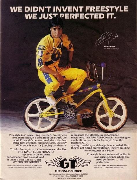 Total cult classic.bmx required viewing.such a simple time compared to today. Vintage GT ad BMX | Freestyle | Pinterest | Vintage and Bmx