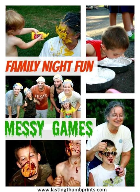 The youth services office coordinates a babysitting list that provides information to help families with young children connect. Family Fun: Messy Games! | Messy games, Family fun night ...