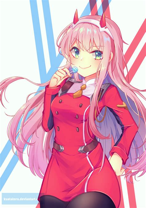 Hd wallpapers and background images. Zero Two by KuaTakeru on DeviantArt