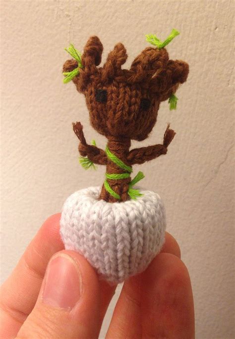 Download files and build them with your 3d printer, laser cutter, or cnc. Baby Groot! | Baby knitting patterns, Baby knitting ...