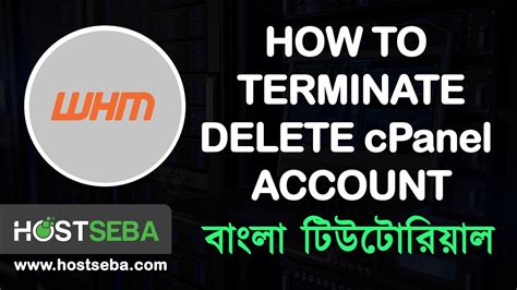 If you terminate your account within the first 14 days after opening it, the termination form will automatically recognise this as a revocation. How to delete terminate a cPanel account in WHM ...