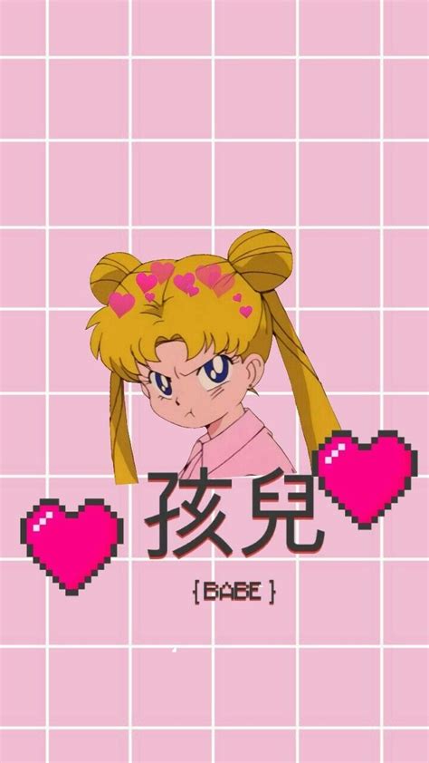 Feel free to use these kawaii pink aesthetic desktop images as a background for your pc, laptop, android phone, iphone or tablet. Sailor Moon Pink Aesthetic Wallpapers - Wallpaper Cave