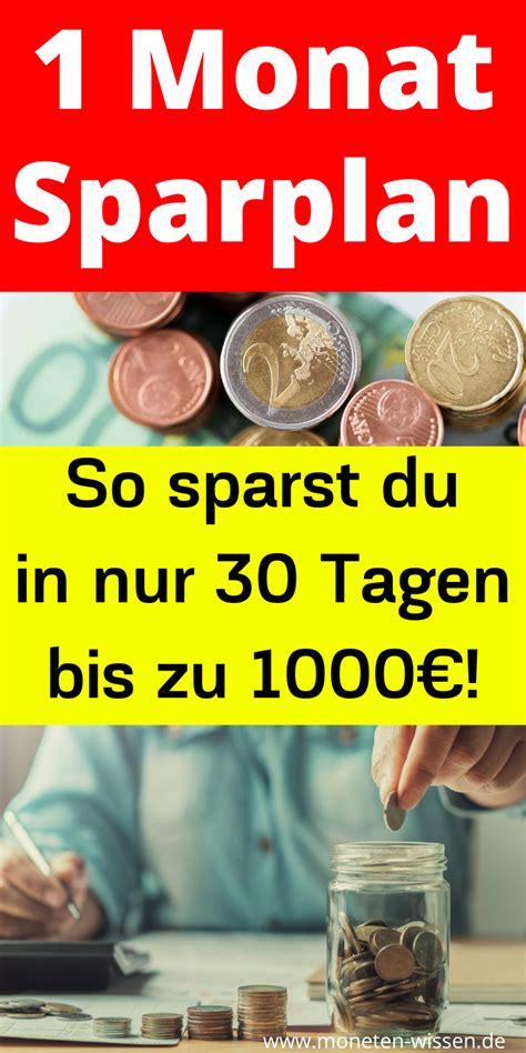 Früher war das sparbuch die erste wahl. 4 Wochen Sparplan - 1000 Euro in 30 Tagen - Moneten Wissen ...