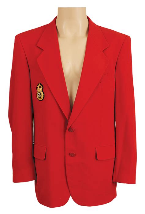 You'll receive email and feed alerts when new items arrive. Lot Detail - Michael Jackson "Bad Tour" Worn Bill Whitten Custom Red Jacket