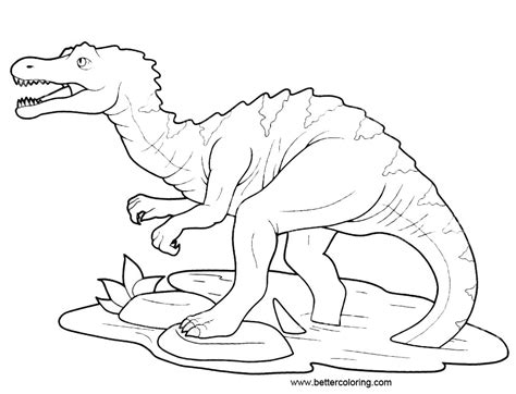 Dessin & coloriage de jurassic world park en ligne, gratuit à imprimer pour colorier jurassic world park avec les enfants et adultes. Baryonyx from Jurassic World Coloring Pages - Free ...