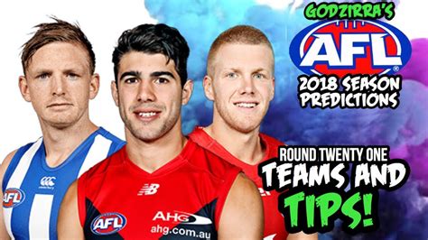 Test your knowledge on this sports quiz and compare your score to others. AFL Round 21 Teams & Tips | AFL 2018 Season Predictions ...