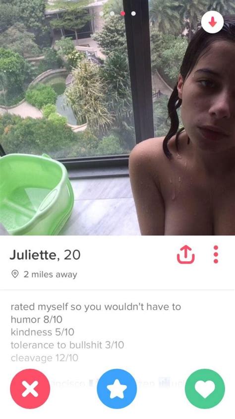 They can also see age, and if they have any facebook connections in common. The Best & Worst Tinder Profiles In The World #91 - Sick ...