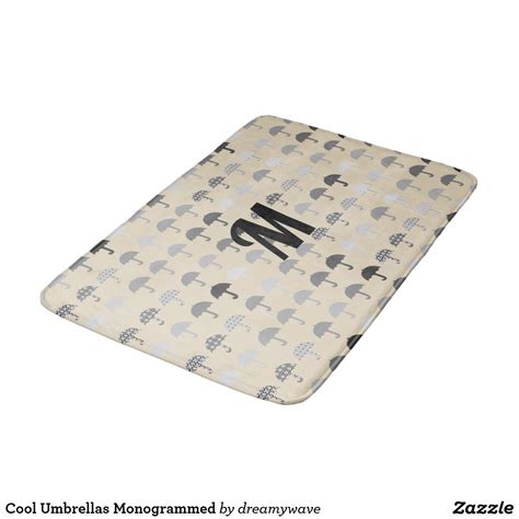 Get 5% in rewards with club o! Cool Umbrellas Monogrammed Bath Mat | Zazzle.com | Cool ...