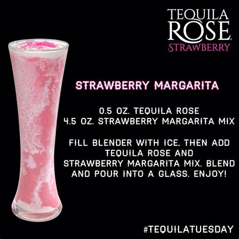 How to make tequila rose to make your own mixture of tequila rose, simply combine heavy cream, condensed milk, vanilla extract, strawberry syrup, and tequila in a blender and mix until smooth. Tequila Rose Margarita … | Alcohol drink recipes, Drinks ...