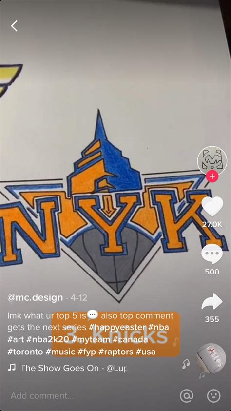 Tiktok app is available on both android (google play store) & ios (iphone app store). Thoughts on this new Knicks Logo from Tik Tok? : NYKnicks