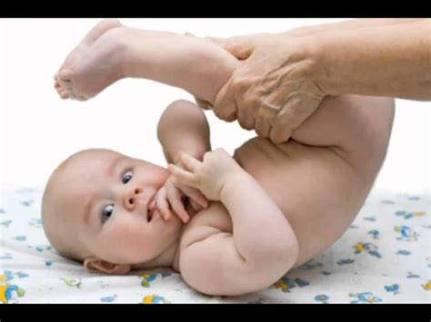 If your baby seems frightened of. Baby massage - YouTube