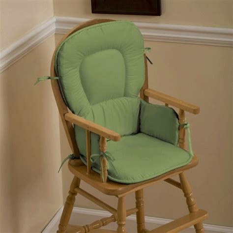 Best heated massage chair pad: Sage Green High Chair Pad | Solid Sage High Chair Pad ...