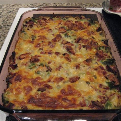 And what do you think my son's food blog will be called? Ham, Potato and Broccoli Casserole Photos - Allrecipes.com