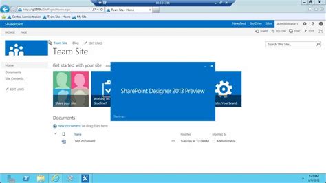 I've installed sharepoint designer and sharepoint foundation on windows 7 home premium. Screencast (6 min): what's new in SharePoint Designer 2013 ...