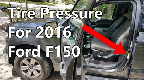 Unless you have an air compressor at home, you'll have to drive to a gas station to fill your tires with air. How Much Air Pressure To Put In The Tires Ford F150 - YouTube