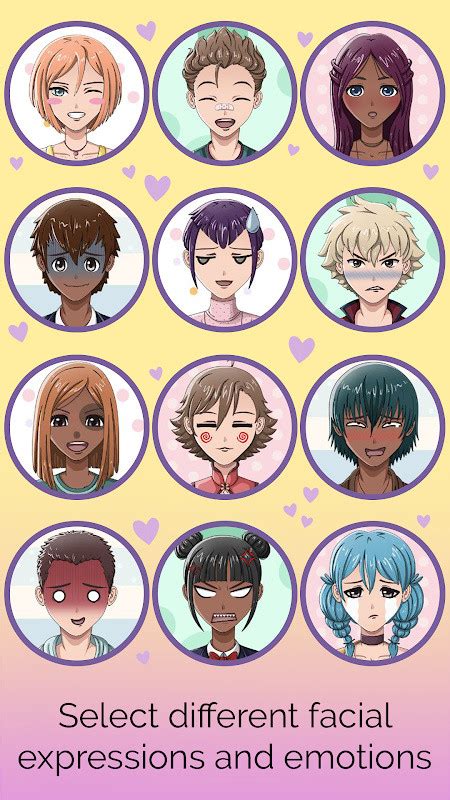 Choose everything from the characters we have a collection of 39 create your own anime character games for you to play for free. Anime Avatar Creator: Make Your Own Avatar Free Android ...