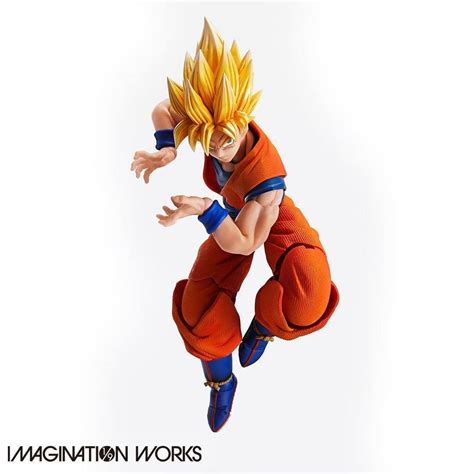 The figure comes with a stand in a printed box packaging. Info e Preordini Bandai : Son Goku "Dragon Ball Z" 1/9 ...