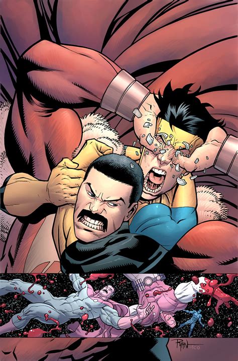 The comic book is published by image comics and skybound entertainment and the television series is produced by amazon. Image - Cover-invincible-76.jpg | Image Comics Database | FANDOM powered by Wikia