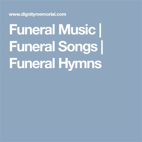 This great southern gospel song is enjoyed at many christian funerals. Funeral Music | Funeral songs, Funeral music, Funeral hymns