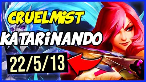 Check spelling or type a new query. CruelMisT - Katarina 2.250 AP / Um Absurdo - YouTube