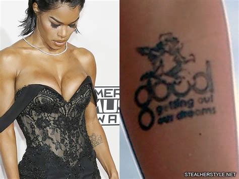 She grew up with a passion for music and she was never afraid of the stage. Teyana Taylor's 11 Tattoos & Meanings | Steal Her Style