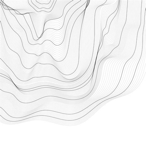 Monochrome abstract contour line illustration - Download Free Vectors ...