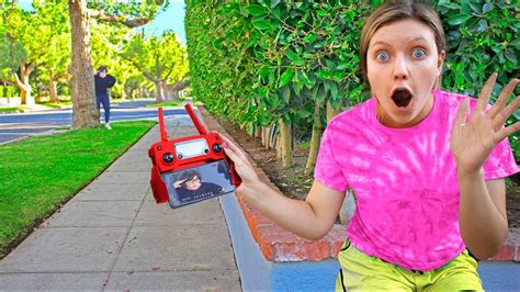 MYSTERY NEIGHBOR FACE SPOTTED using DIY HYDRO DIPPED SPY ...