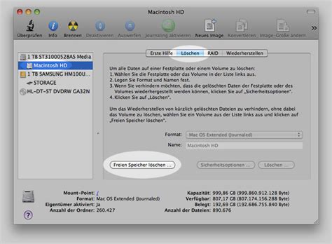 Verwendung der exchangeable image file format daten. Mac Festplatte sicher löschen - MacEinsteiger.de