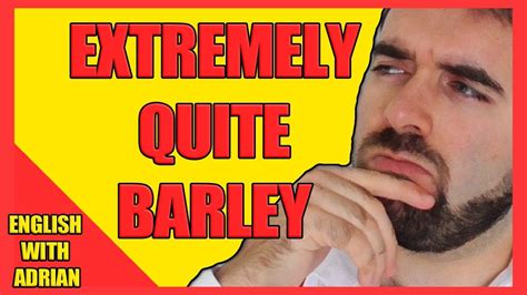 He talked precisely in the middle of my speech. Adverbs of Degree in English Grammar - YouTube