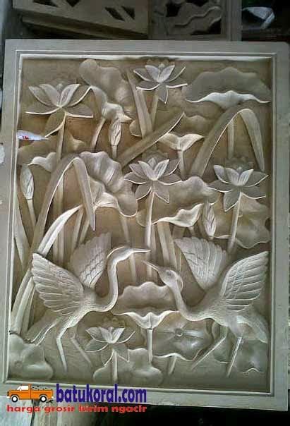 Jual batu alam di bogor. JUAL RELIEF UKIRAN BATU ALAM UBNTUK DINDING MOTIF BURUNG ...