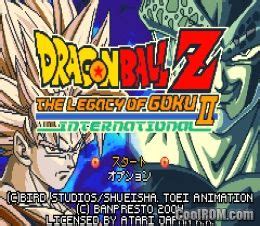 True to the dbz universe and its history, the game lets you relive an epic epopee in the series. Dragon Ball Z The Legacy Of Goku 3 Gba - factorrenew