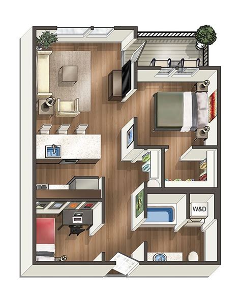 Houses and lots, residential lots tagged with: Floor Plans of The Henry in Tacoma, WA | Sims house design ...