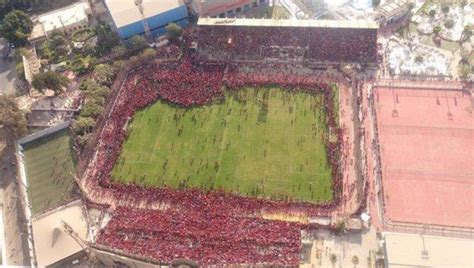 Al salam stadium (cairo military production stadium). Al-Ahly: Thousands of fans invade stadium for training ...