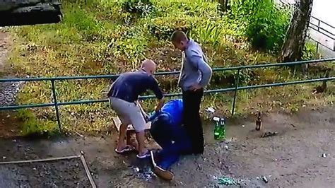 She thought for a minute, and then she demanded, with. Sickening video: Two men intentionally break drunk woman's ...