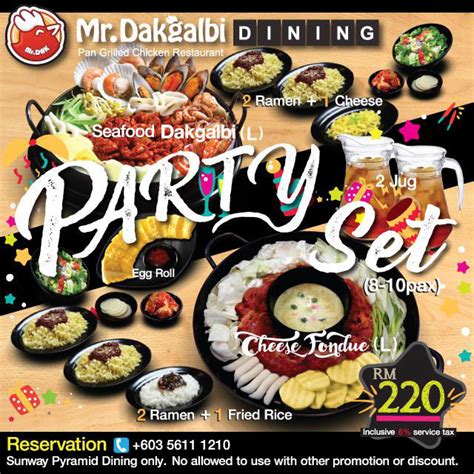 Mr dakgalbi offers a lot on its menu, and changes occasionally as well. Huge Party Set @ Mr. Dakgalbi Dining | by Mr. Dakgalbi ...