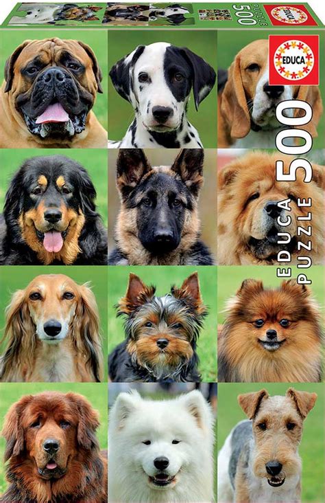 The most common photo collage puzzle material is wood. Comprar Puzzle Educa Collage de Perros de 500 Piezas ...