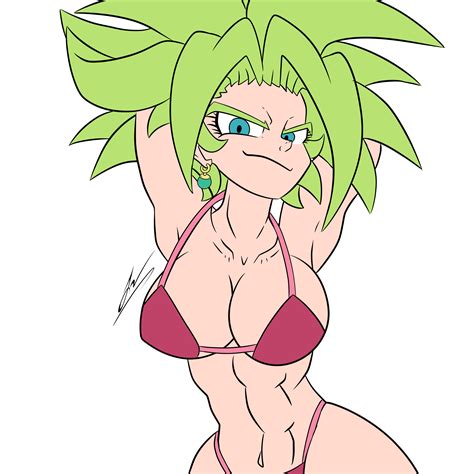 I reject my humanity, dokkan! Kefla - in a bikini by Ninapieta on Newgrounds