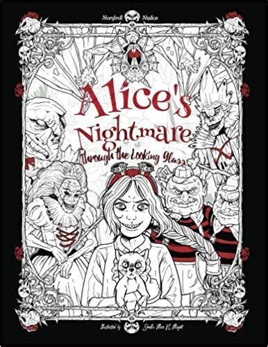 This is what i discovered while coloring in this book and testing my coloring medium on the paper: Amazon.com: Alice's Nightmare - Through the Looking Glass ...