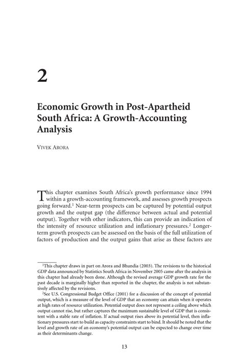 (PDF) Economic Growth in Post-Apartheid South Africa: A ...